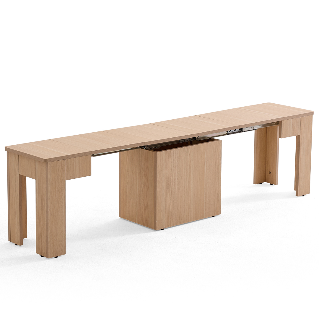 Flexi-Table 套裝:0.4米至 1.8米可伸縮餐桌 +可伸縮長凳