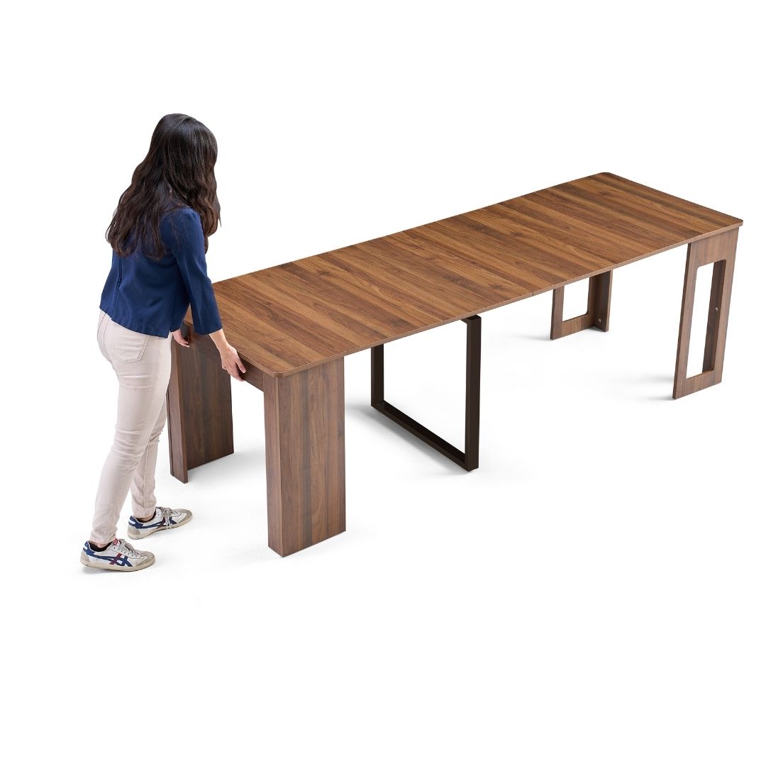 Flexi-Table 0.6m to 2.8m Super Extendable Dining Table