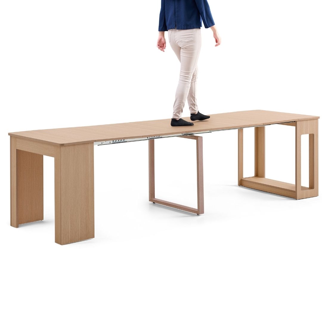 Flexi-Table 0.6m to 2.8m Super Extendable Dining Table
