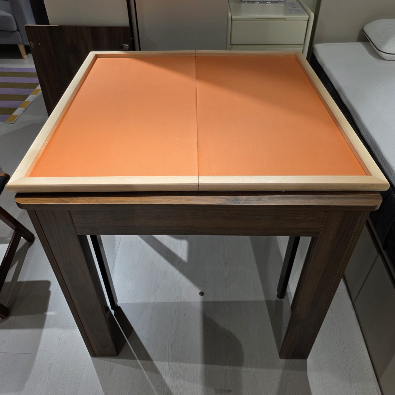 Mahjong Foldable Table Top Orange
