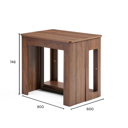 Flexi-Table Pro Set:  0.6m-2.8m Super Extendable Dining Table & Extendable Bench