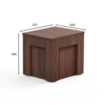 Flexi-Table Pro Set:  0.6m-2.8m Super Extendable Dining Table & Extendable Bench