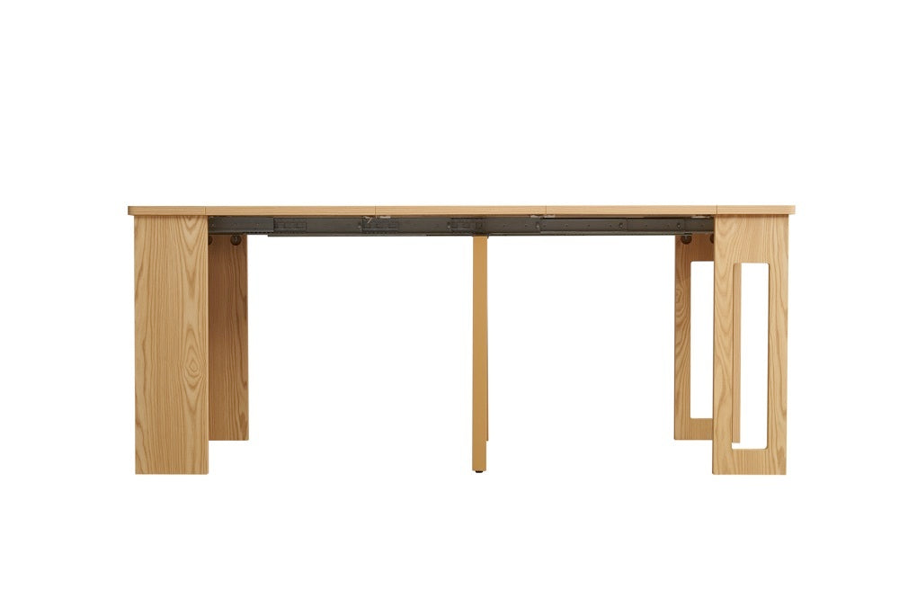 Flexi-Table Set: 0.4m to 1.8m Extendable Dining Table & 0.5m-1.8m Extendable Bench